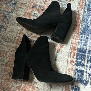 Steve Madden black ankle boots